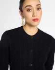 Cashmere Cable Knit Cardigan