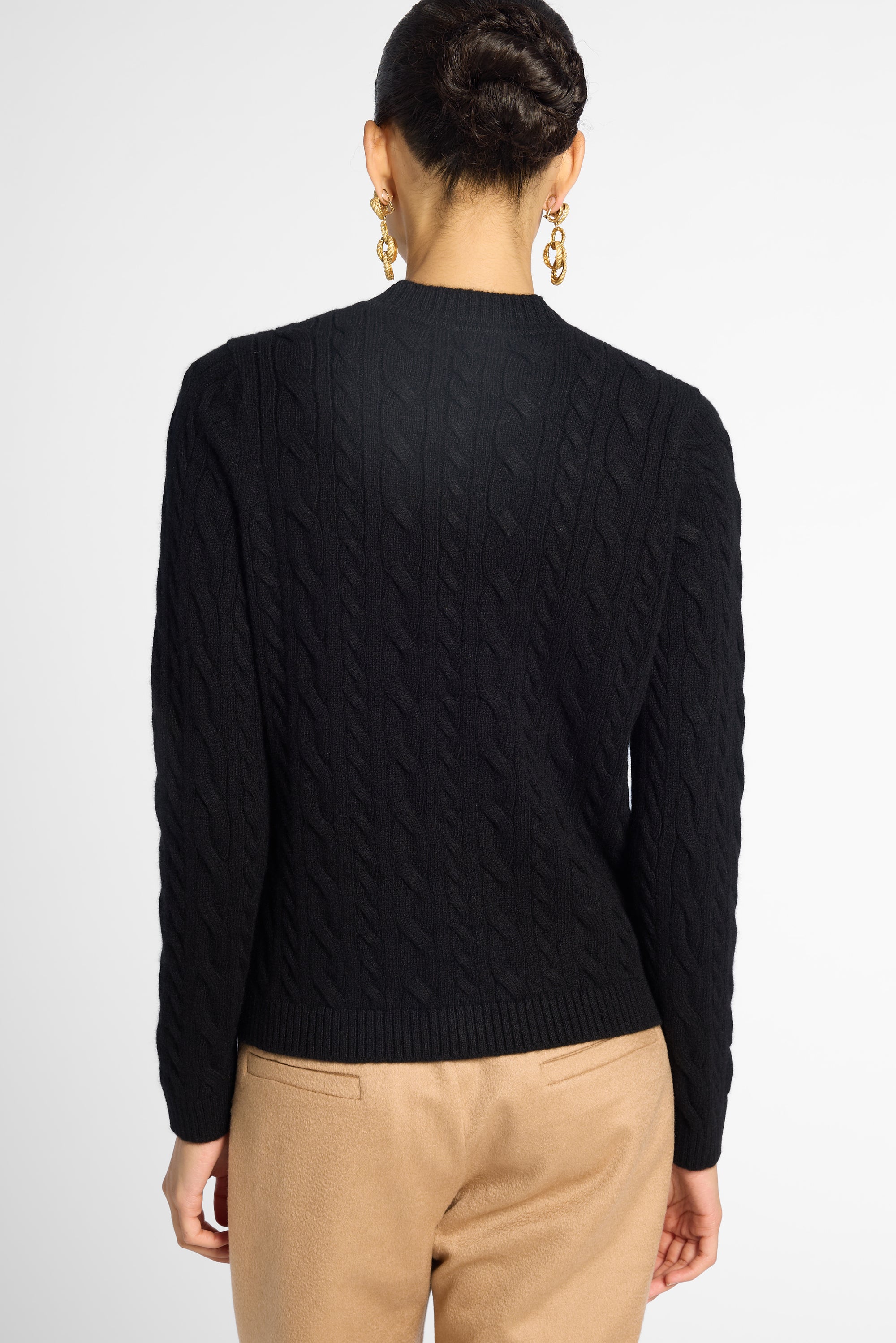 Cashmere Cable Knit Cardigan