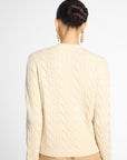 Cashmere Cable Knit Cardigan
