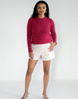 Cashmere Cable Knit Crew