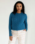 Cashmere Cable Knit Crew