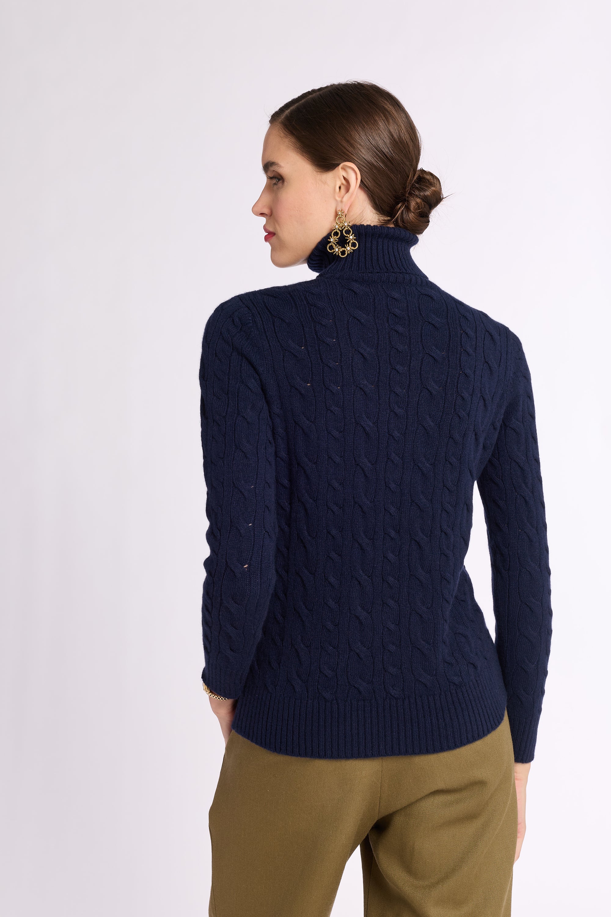 Cable Knit Turtleneck