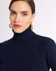 Cable Knit Turtleneck