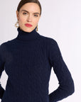 Cable Knit Turtleneck