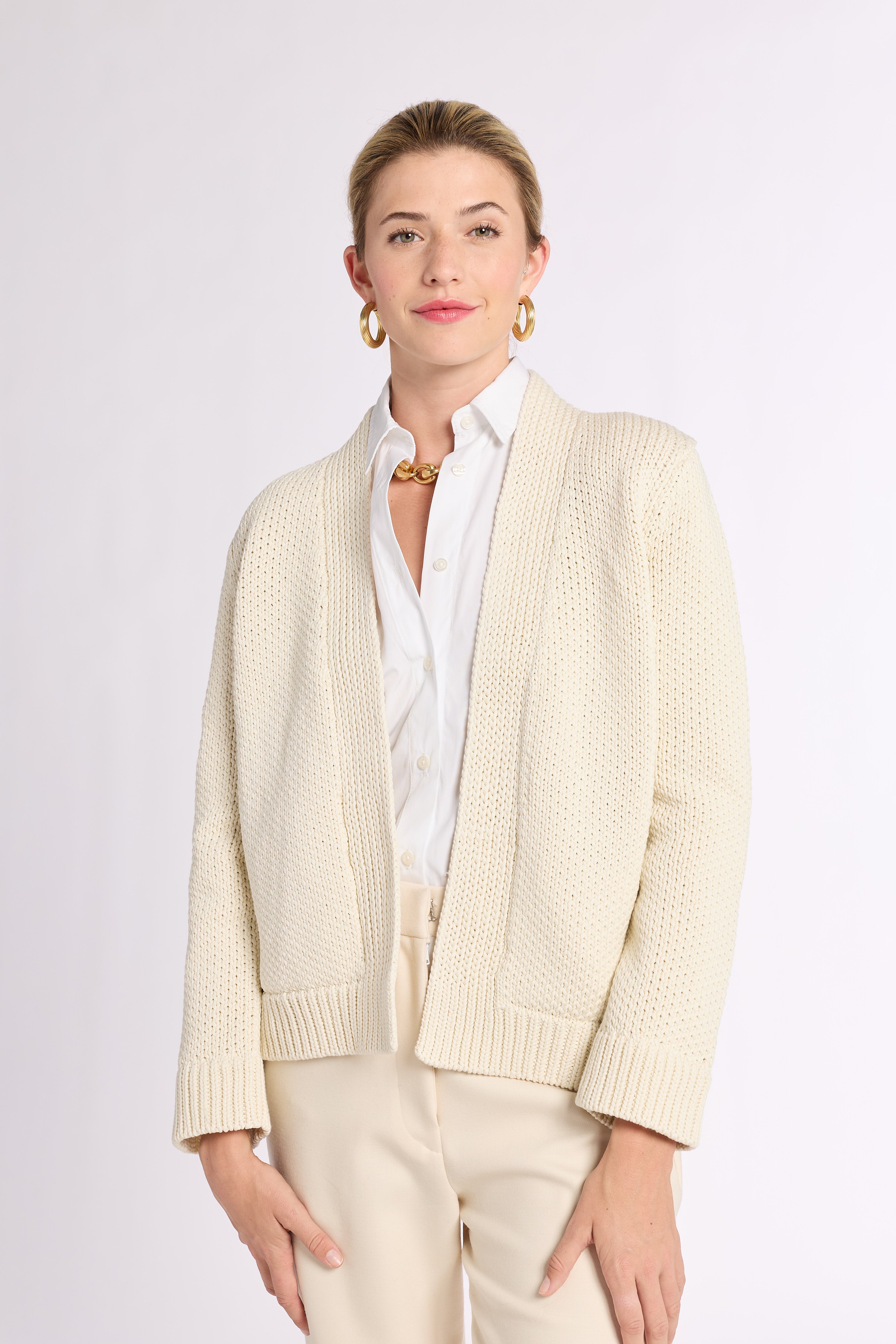 25AW】SALON C. LUNDMAN｜CHUNKY CARDIGAN 25AW】SALON C. LUNDMAN