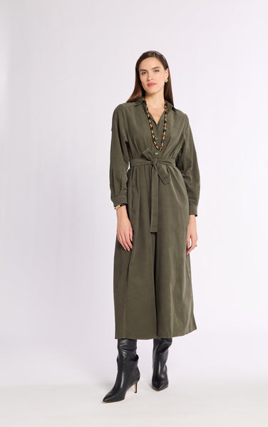 Eleanor Shirt Dress M / Olive Green Corduroy Eleanor Shirt Dress M / Olive Green Corduroy