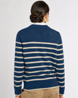 Striped Classic Cashmere Crew
