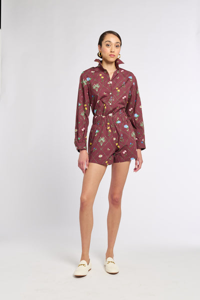 maroon dress shorts Dunie Shorts – Eleanor Leftwich