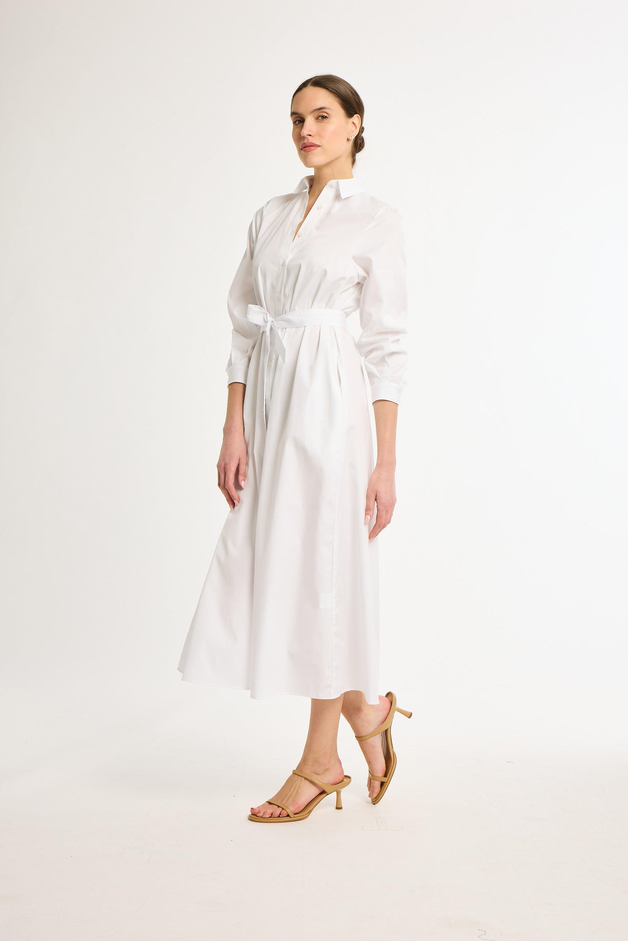 eleanor leftwich shirt dress Eleanor Shirt Dress XL / Cerulean Corduroy