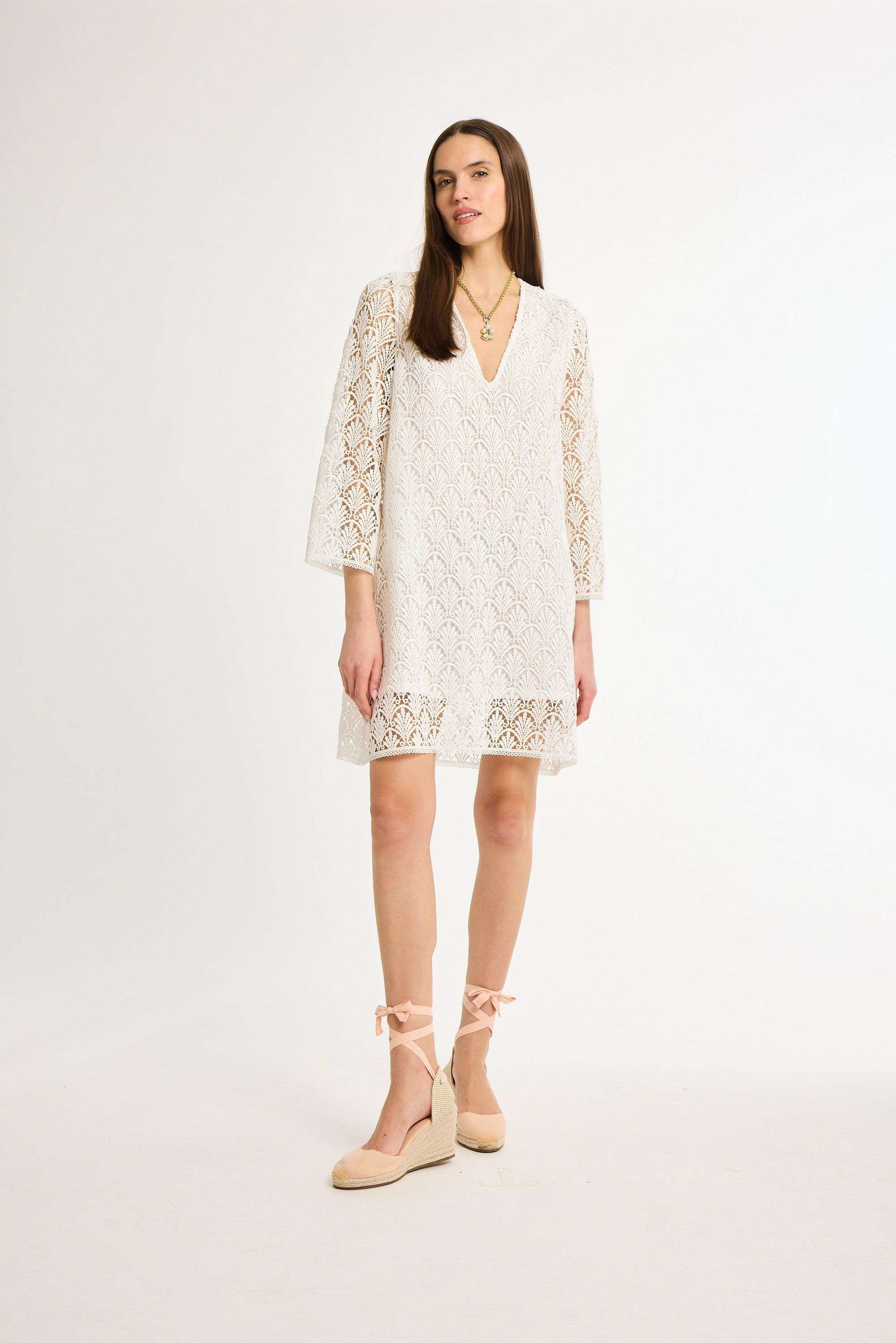 Mini Danielle Dress Blanc / S Mini Danielle Dress Blanc / S