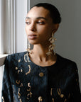 Agytha x Eleanor Leftwich Iris Chandelier Earrings
