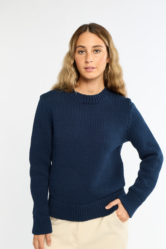 Chunky Cotton Crewneck