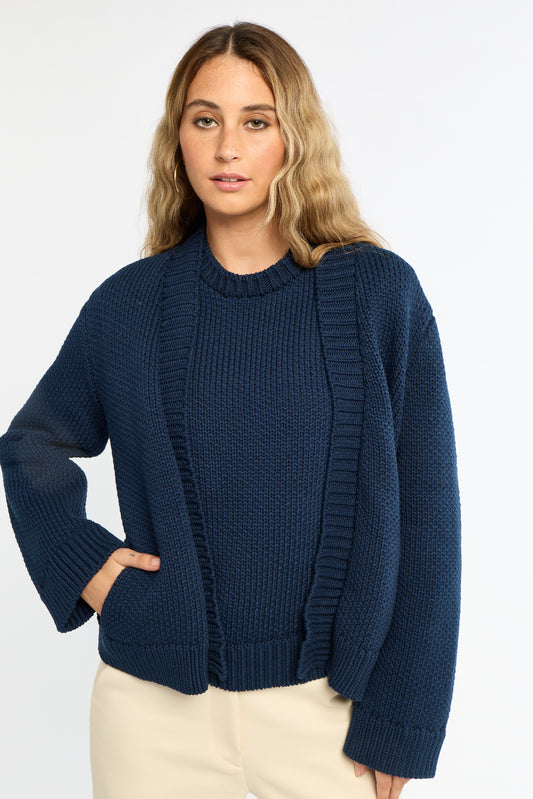 Chunky Cotton Cardigan