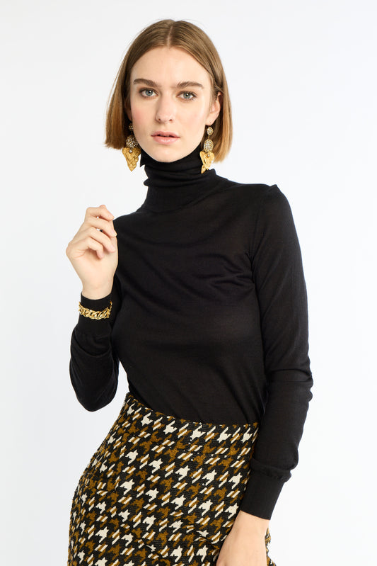 Tissue Turtleneck