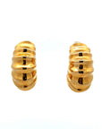Filigree Jewelers x Eleanor Leftwich Scalloped Hoop Earrings