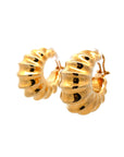 Filigree Jewelers x Eleanor Leftwich Scalloped Hoop Earrings