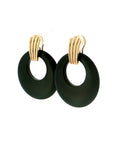 Eleanor Leftwich x Filigree Earrings Onyx & Dyed Magnesite in 14k