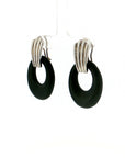 Eleanor Leftwich x Filigree Earrings Onyx & Rose Quartz in 14k