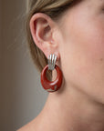 Eleanor Leftwich x Filigree Earrings Denim Lapis & Jasper in 14k