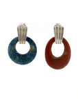 Eleanor Leftwich x Filigree Earrings Denim Lapis & Jasper in 14k