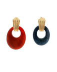 Eleanor Leftwich x Filigree Earrings Sodalite & Carnelian in 14k