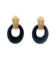 Eleanor Leftwich x Filigree Earrings Sodalite & Carnelian in 14k