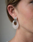 Eleanor Leftwich x Filigree Earrings Sodalite & Rose Quartz in 14k