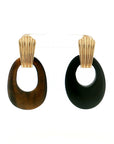 Eleanor Leftwich x Filigree Earrings Onyx & Tiger's Eye in 14k