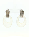 Eleanor Leftwich x Filigree Earrings Quartz Crystal & Black Onyx in 14k