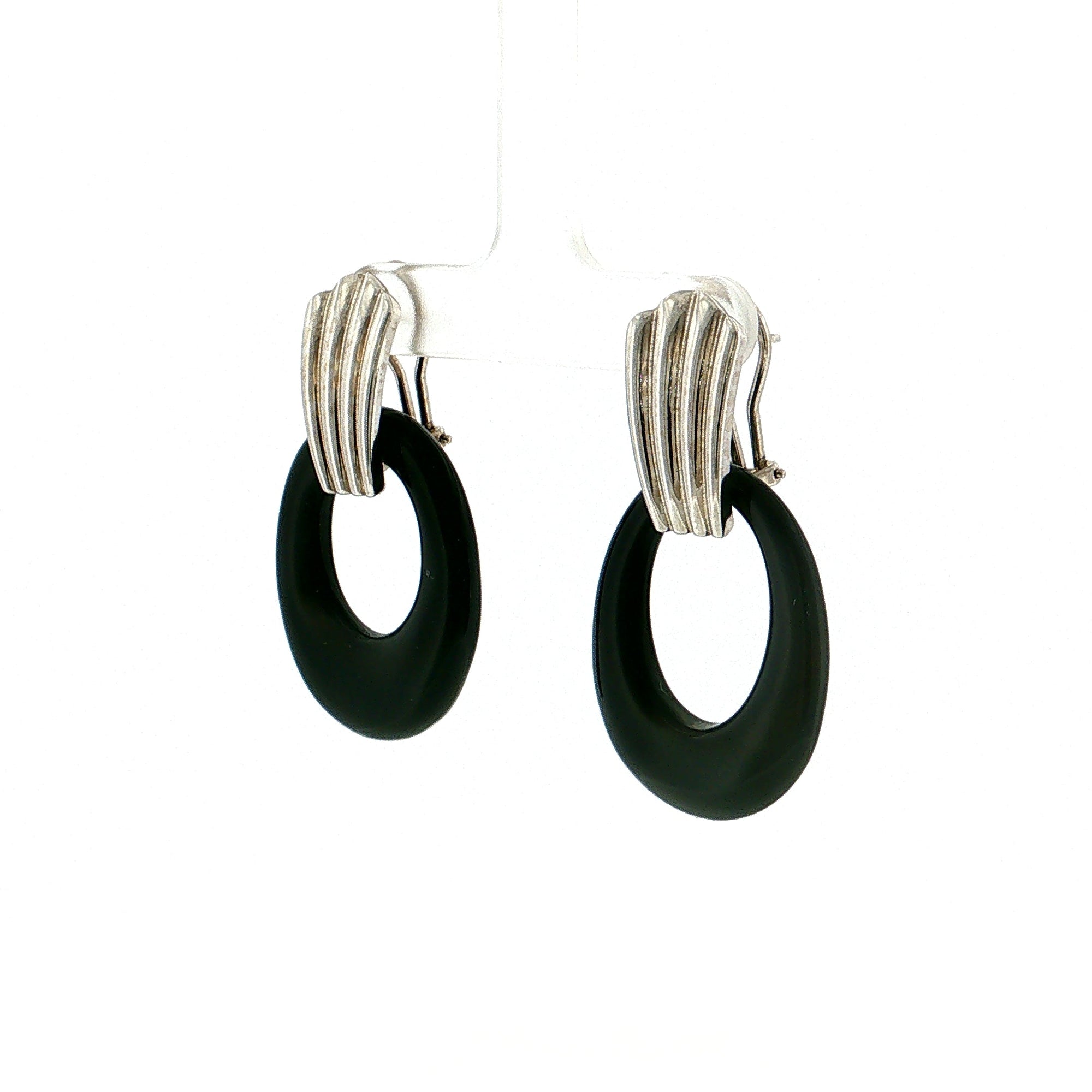 Eleanor Leftwich x Filigree Earrings Onyx &amp; Carnelian in 14k