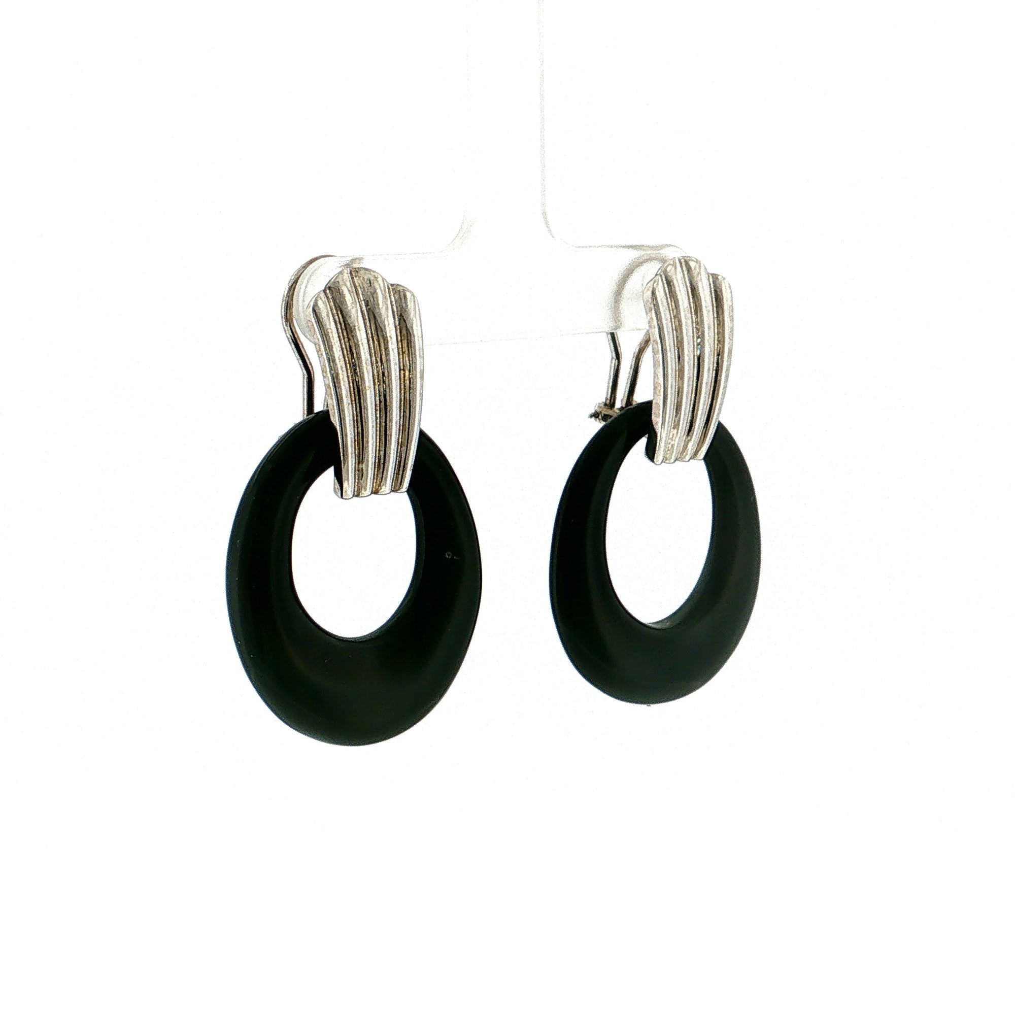 Eleanor Leftwich x Filigree Earrings Onyx &amp; Carnelian in 14k