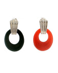 Eleanor Leftwich x Filigree Earrings Onyx & Carnelian in 14k
