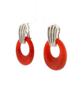 Eleanor Leftwich x Filigree Earrings Onyx & Carnelian in 14k
