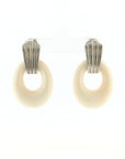 Eleanor Leftwich x Filigree Earrings Bone & Onyx in 14k
