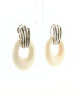 Eleanor Leftwich x Filigree Earrings Bone & Onyx in 14k
