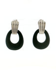Eleanor Leftwich x Filigree Earrings Bone & Onyx in 14k