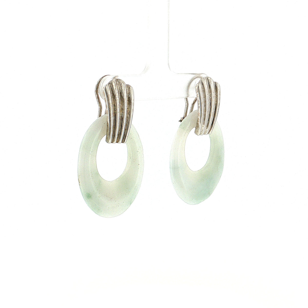 Eleanor Leftwich x Filigree Earrings Jade &amp; Black Onyx in 14k