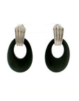 Eleanor Leftwich x Filigree Earrings Jade & Black Onyx in 14k