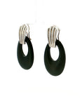 Eleanor Leftwich x Filigree Earrings Jade & Black Onyx in 14k