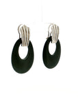 Eleanor Leftwich x Filigree Earrings Jade & Black Onyx in 14k