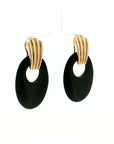 Eleanor Leftwich x Filigree Earrings Onyx & Tiger's Eye in 14k