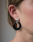 Eleanor Leftwich x Filigree Earrings Onyx & Lapis in 14k
