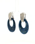 Eleanor Leftwich x Filigree Earrings Onyx & Lapis in 14k