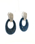 Eleanor Leftwich x Filigree Earrings Onyx & Lapis in 14k