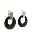 Eleanor Leftwich x Filigree Earrings Onyx & Lapis in 14k