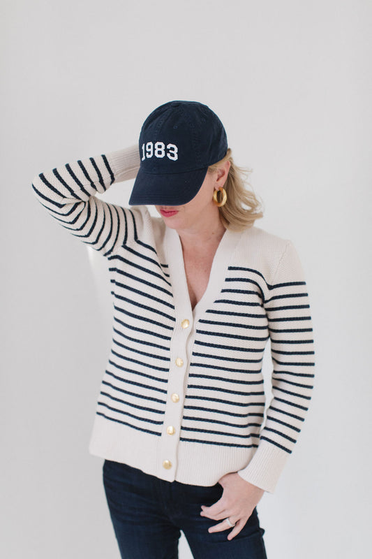 The Perfect Striped Cardigan