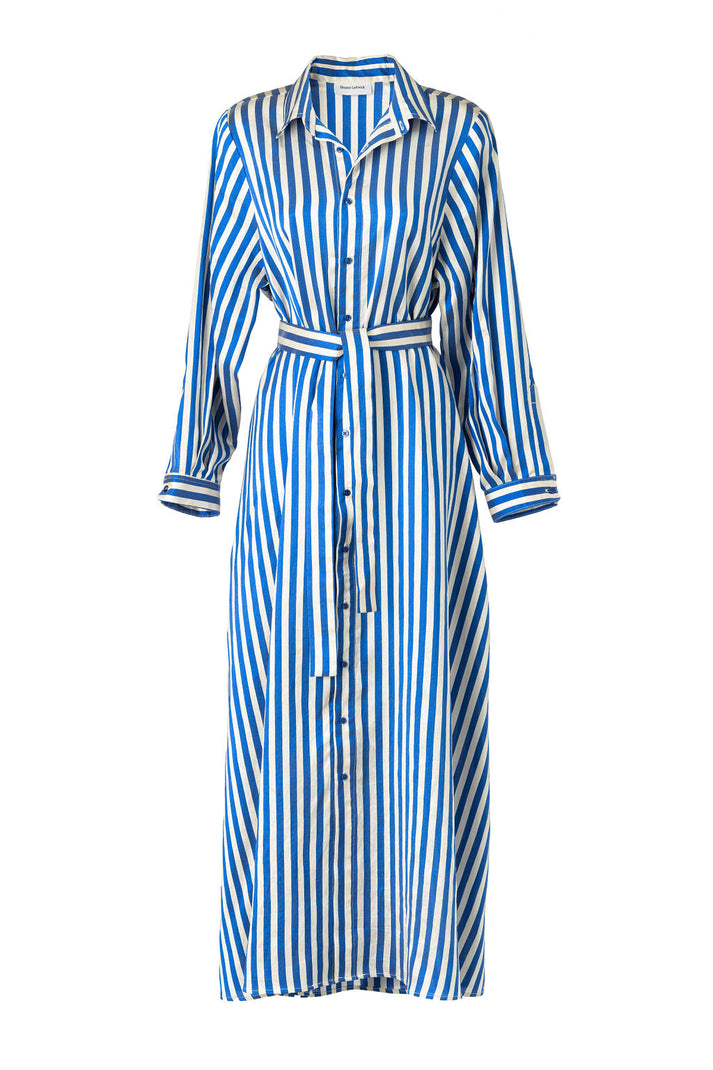 Eleanor Shirt Dress in Blue Stripe – Eleanor Leftwich